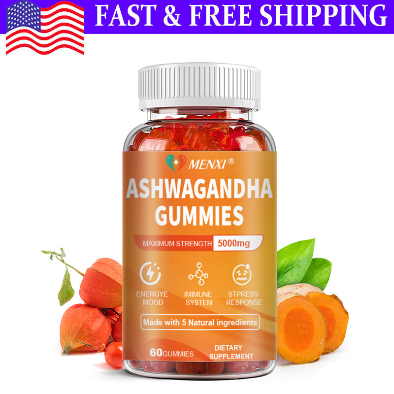 Ashwagandha Gummies with Natural Extra Strength 12:1 Ashwagandha Root Extract