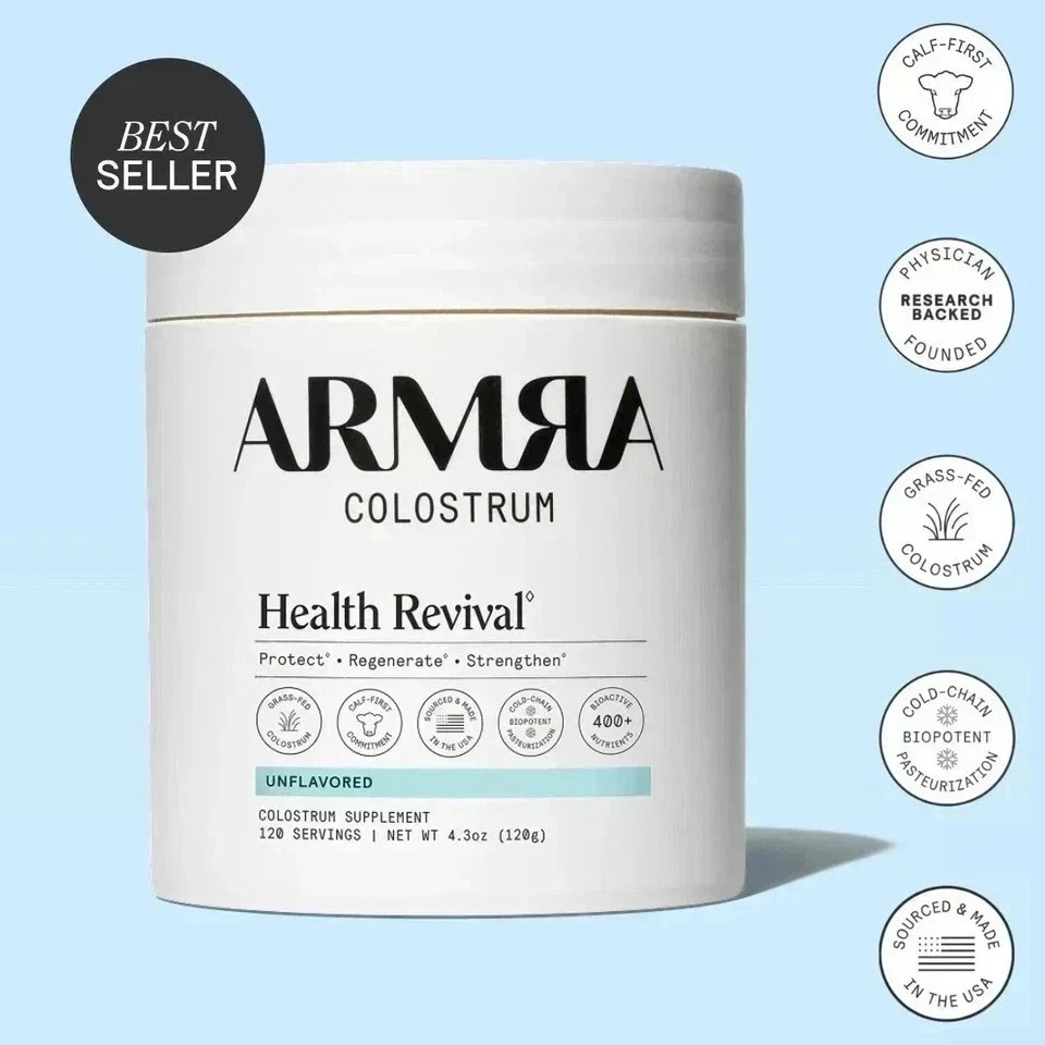 ARMRA Colostrum Superfood Grass-Fed Immune Fitness Brain Benefits