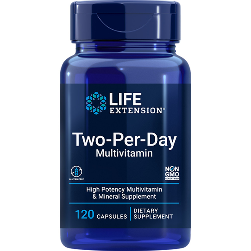 Life Extension Two-Per-Day Multivitamin and Once-Daily Health Booster Bundle