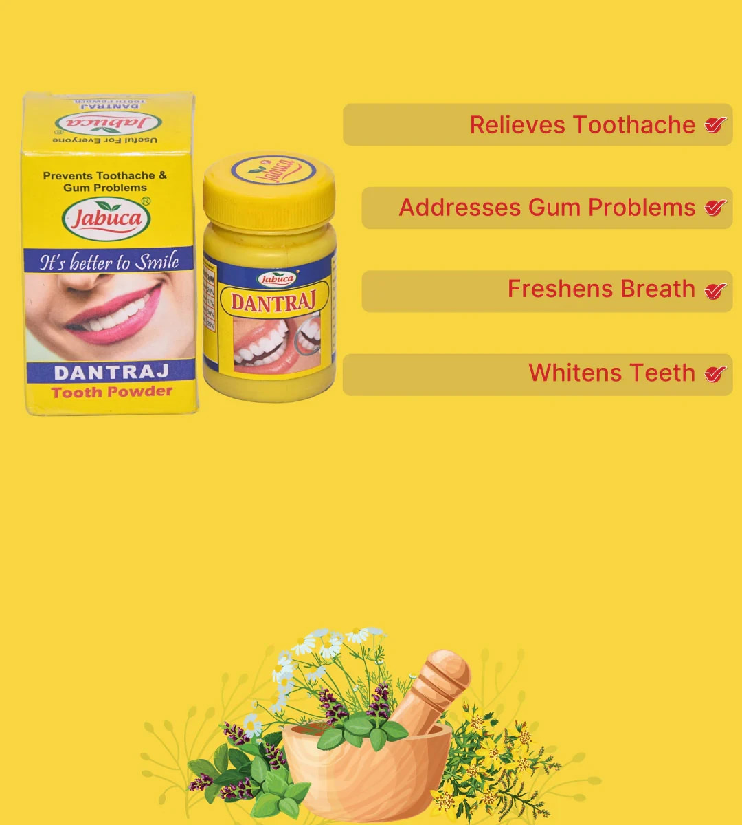 Jabuca Dantraj Tooth powder