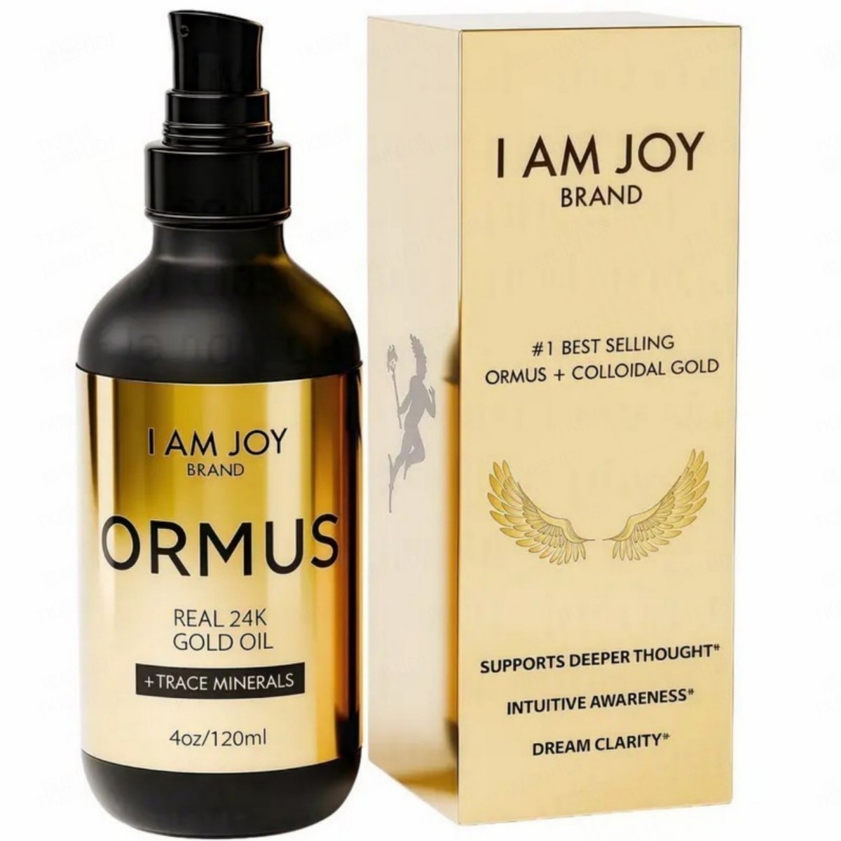 NEW LUXRY I Am Joy Ormus Gold Oil, DNA Repair & Pineal Gland Decalcification