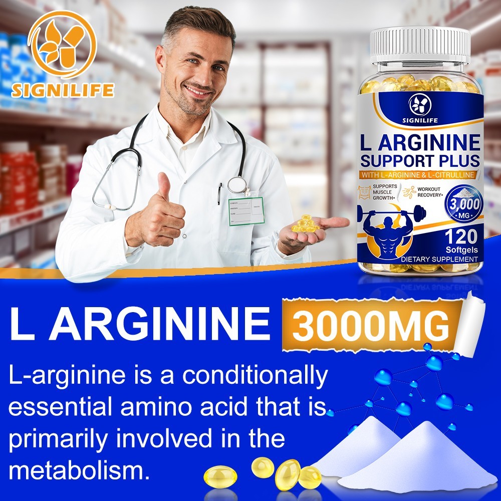 L-Arginine 3000mg Muscle Strength, Pump Testosterone Boost Men’s Health US-