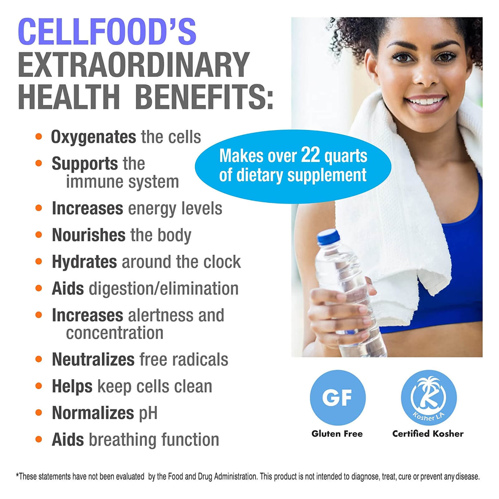 Cellfood Liquid Concentrate 1 fl oz FRESH MADE IN USA FREE SHIPPING
