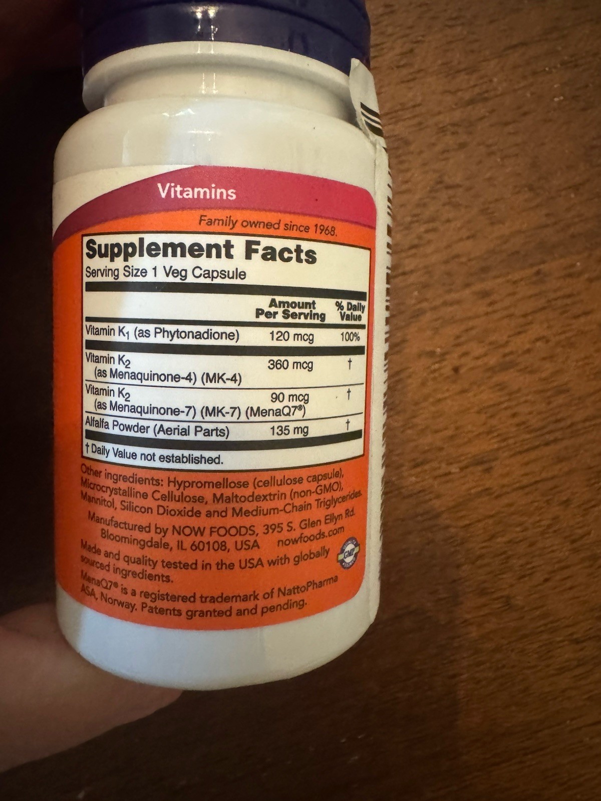 NEW Now Foods MK-7 Plus with K1 & MK-4 90 Capsules 12/2024 Unopened