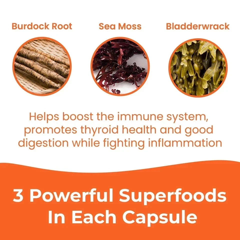 INFINITE AGE Sea Moss Advanced 1250mg Superfood (Pack of 2)
