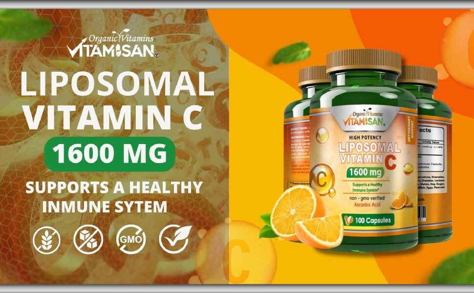 3 Pure Vitamin C 1600mg support immune System high quality 300 capsules ascorbic