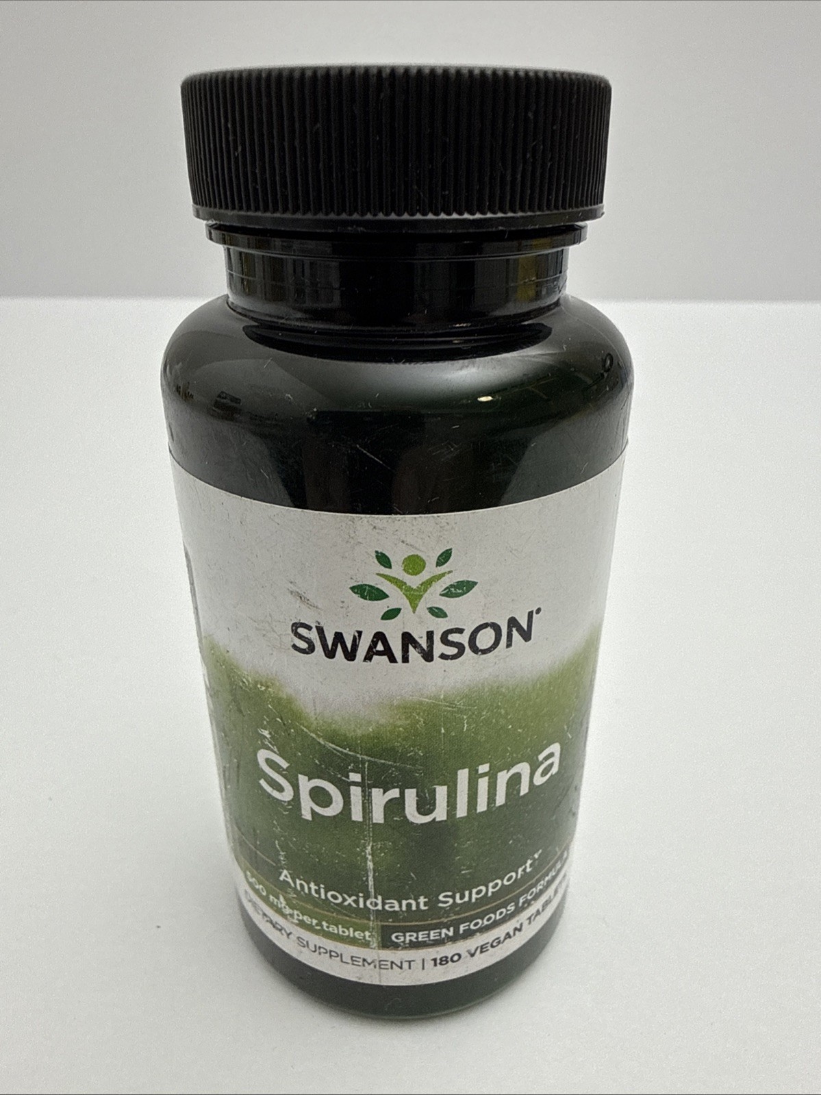 Swanson Spirulina 500 mg 180 Tablets Antioxidant Support BB 08/28