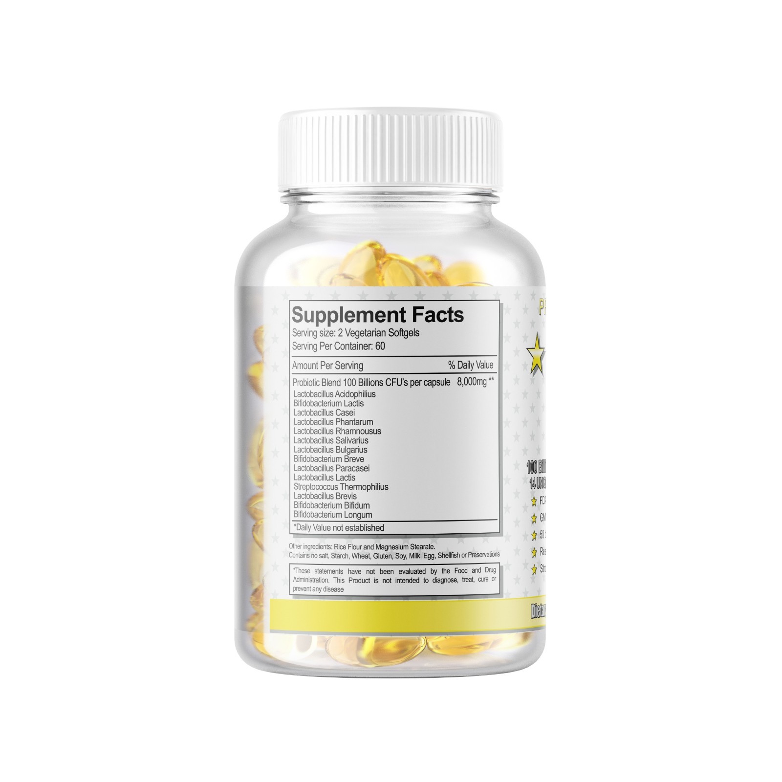 Digestive Enzymes Prebiotic & Probiotics Gas, Constipation & Bloating Relief 120