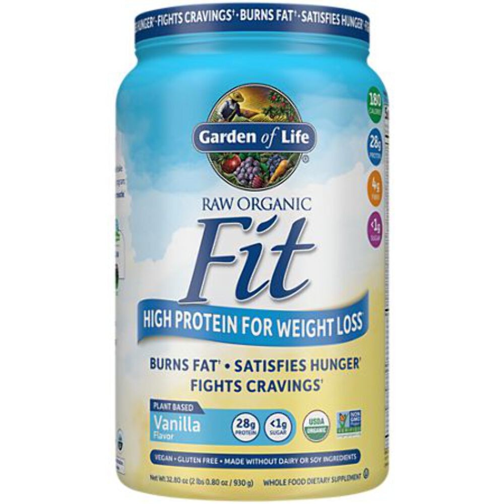 Garden Of Life – Raw Organic Fit Vanilla Protein 2lb Exp 12/27