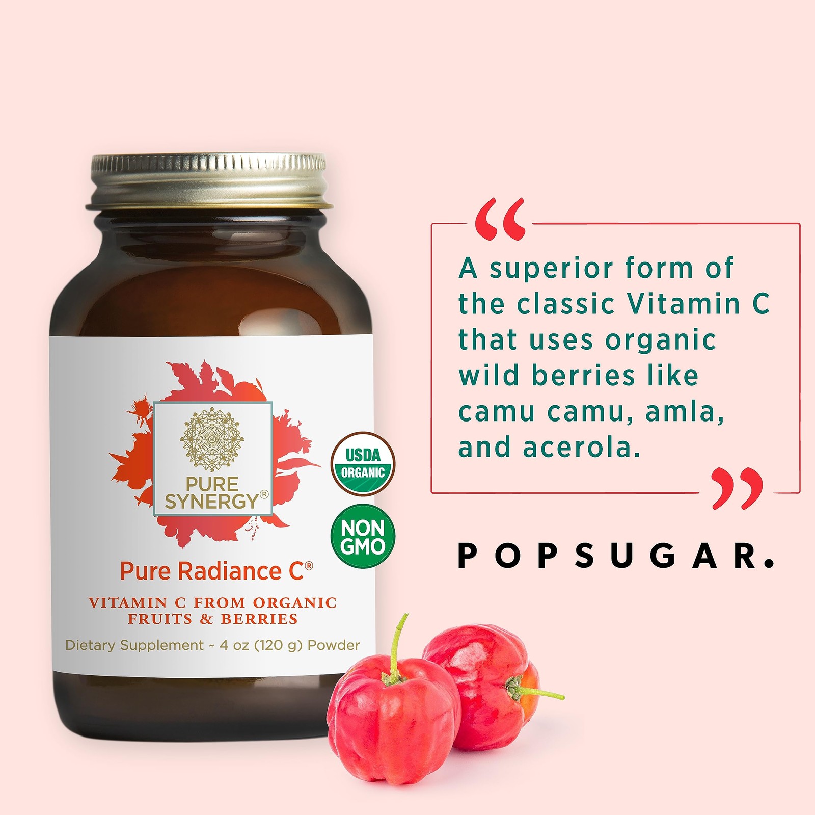 Pure Radiance C | Organic Vitamin C Powder | 100% Natural, Whole Food, Non-GM…