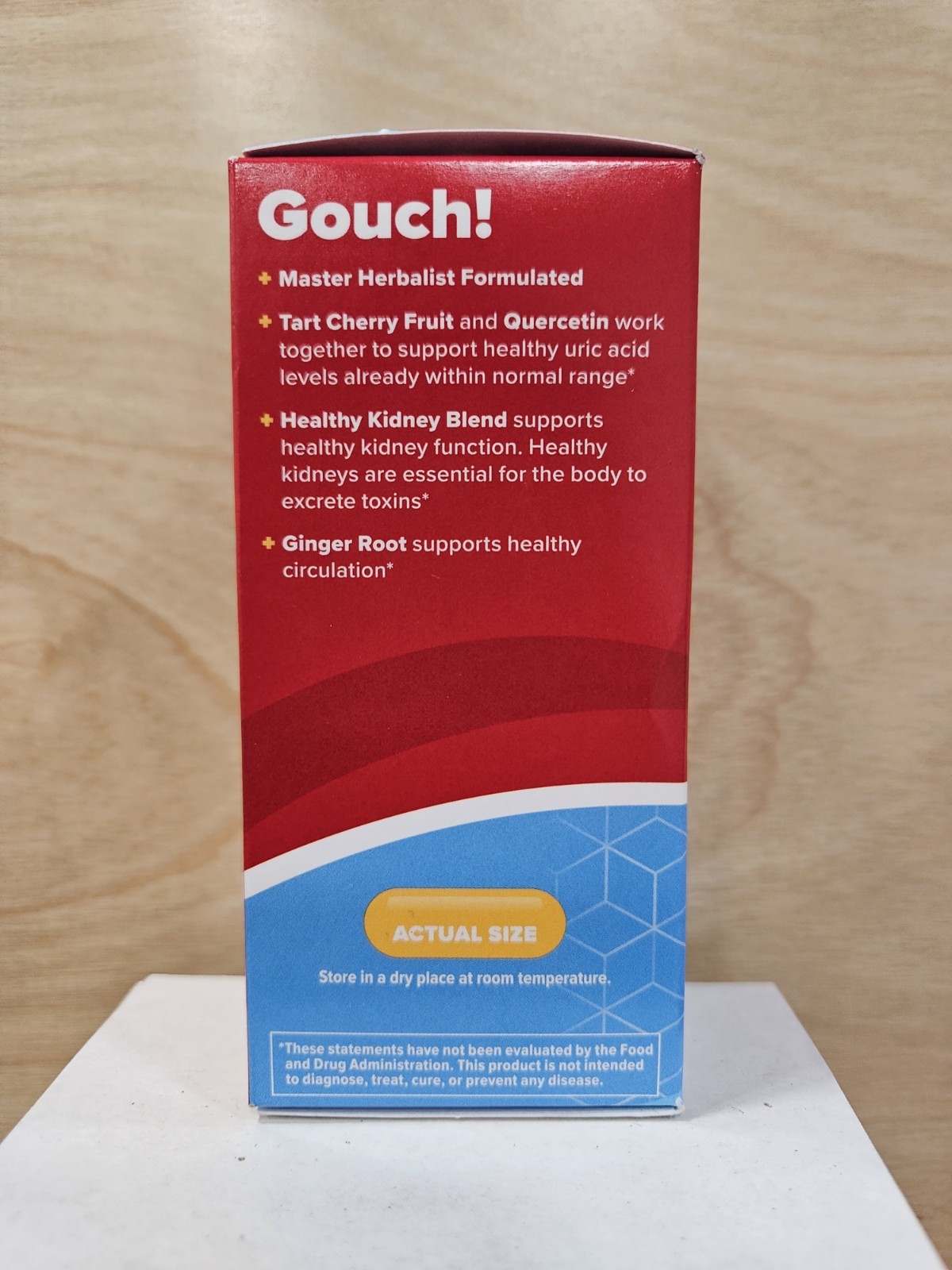 Redd Remedies Gouch! Tart Cherry & Quercetin 60 Vegan Capsules Exp 06/2028 Uric