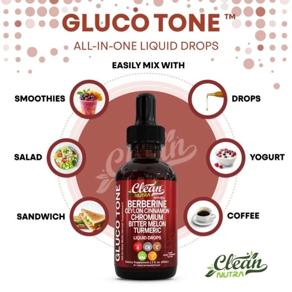 Clean Nutra Berberine with Ceylon Cinnamon Liquid Drops – Blood Sugar Support
