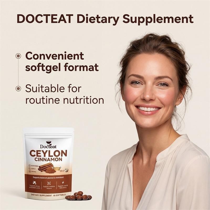 Ceylon Cinnamon Softgels with MCT Oil – 60/120/180/300 Softgels US