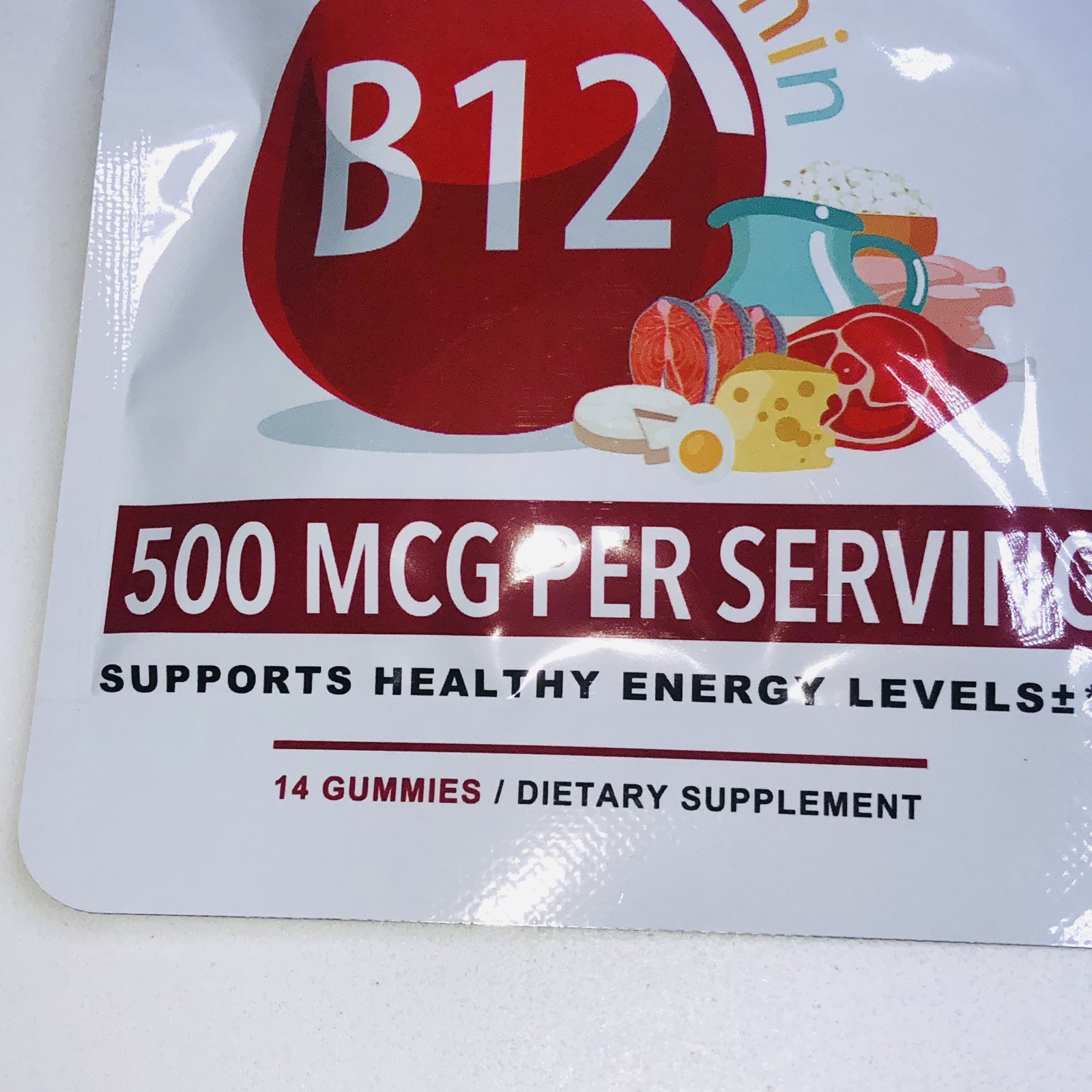 Premium B12 Vita Globe Gummies 14 in each pack Energy Metabolism Exp.02/2028