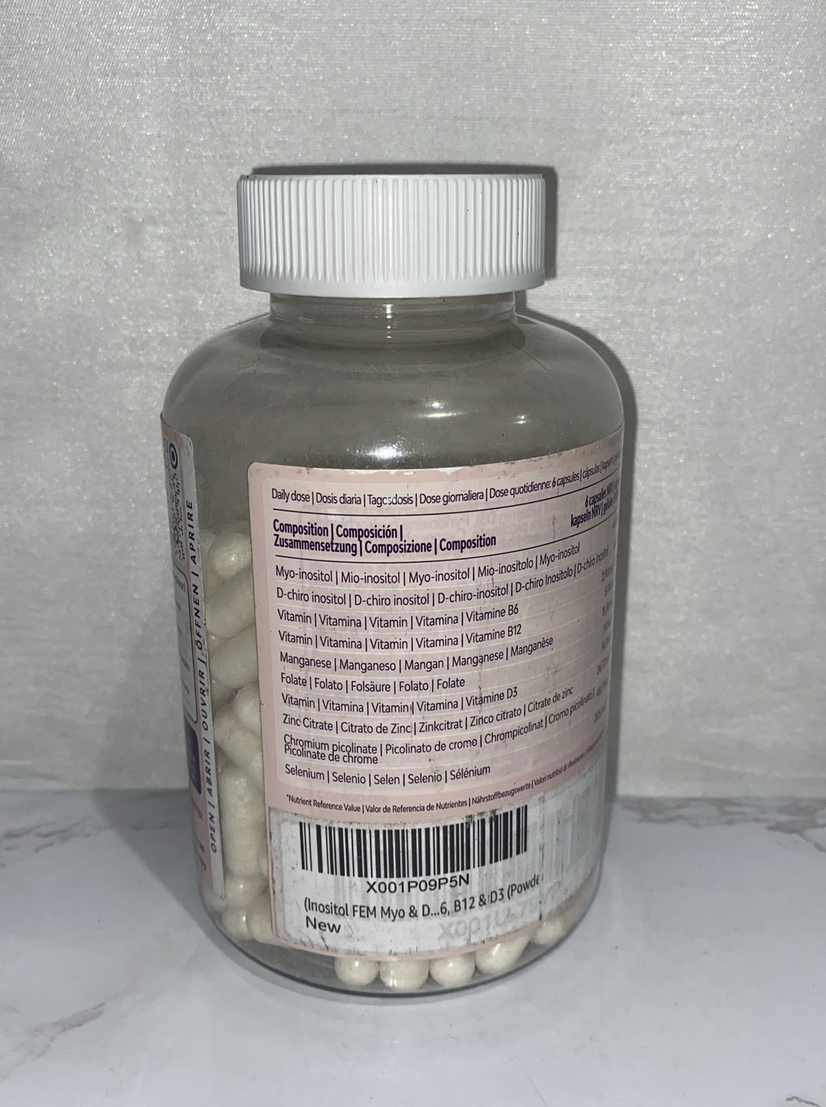 Inositol-Myo & D-Chiro 4100mg / 180 Capsules