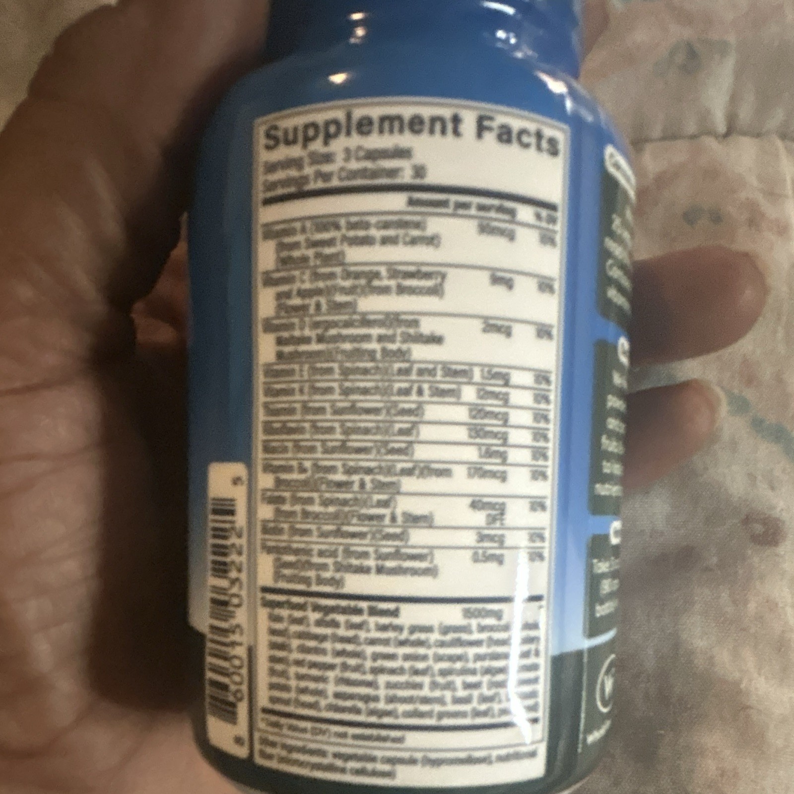Dole 25 Veggies Whole Food Dietary Supplement – Vegan – 90 Capsules
