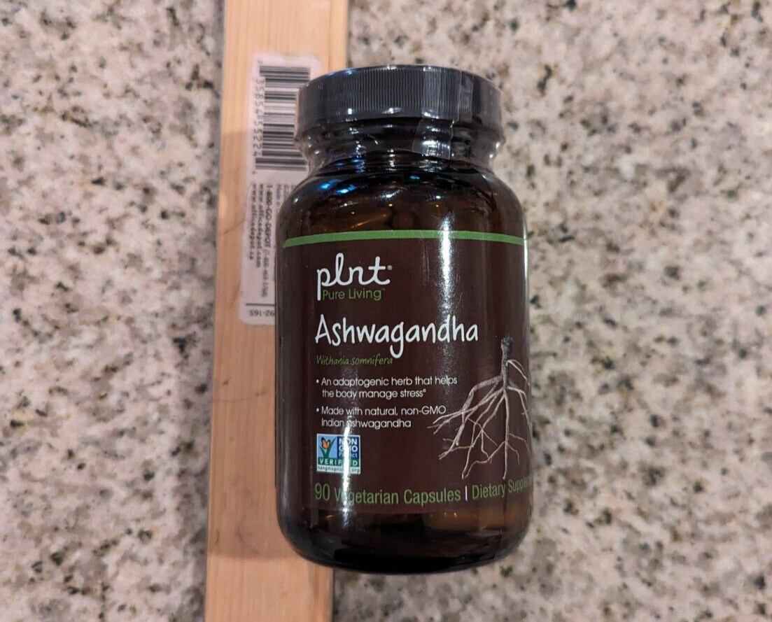 plnt Ashwagandha – 380mg per serving (90 Veggie Capsules) exp 06/2025