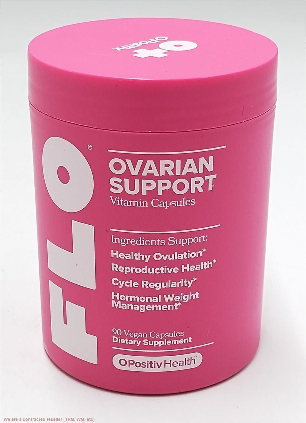 O Positiv FLO Ovarian Support Vegan Capsules – 90ct EXP 12/01/2027