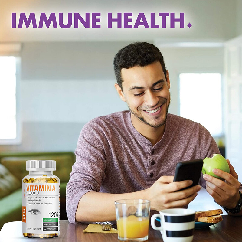 Vitamin A10000 IU Capsules – Supports Immune and Eye Health
