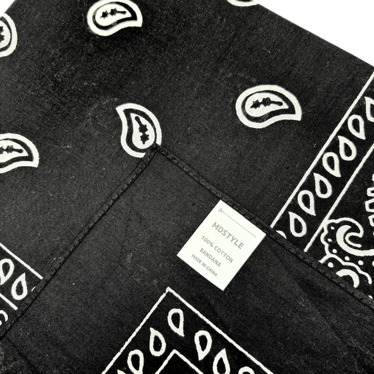 Extra Large Bandana 27” X 27” 100% Cotton for Men & Women Paisley Handkerchief H