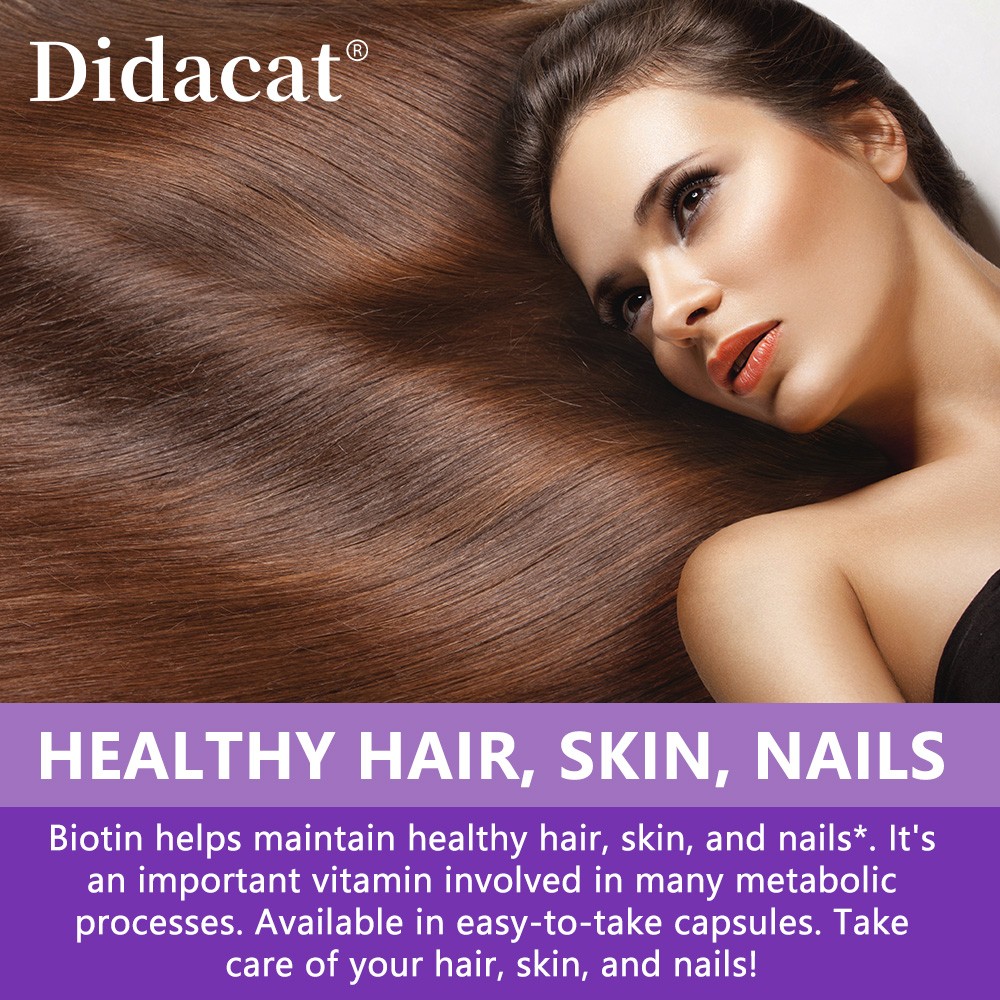 Biotin Collagen & Keratin-Hair Growth,Skin Health,Strong Nails 30/60/120Capsules