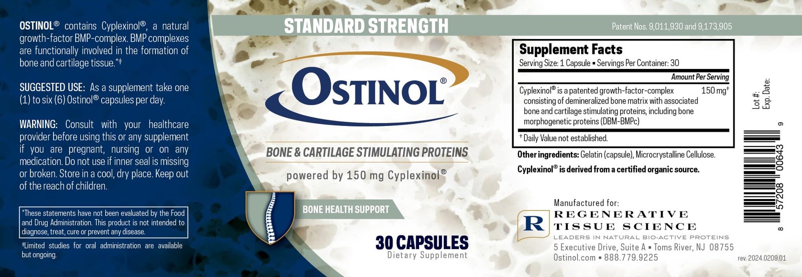 Bone & Joint Supplement 150mg – Stem Cell Activation for Bone Loss & Joint