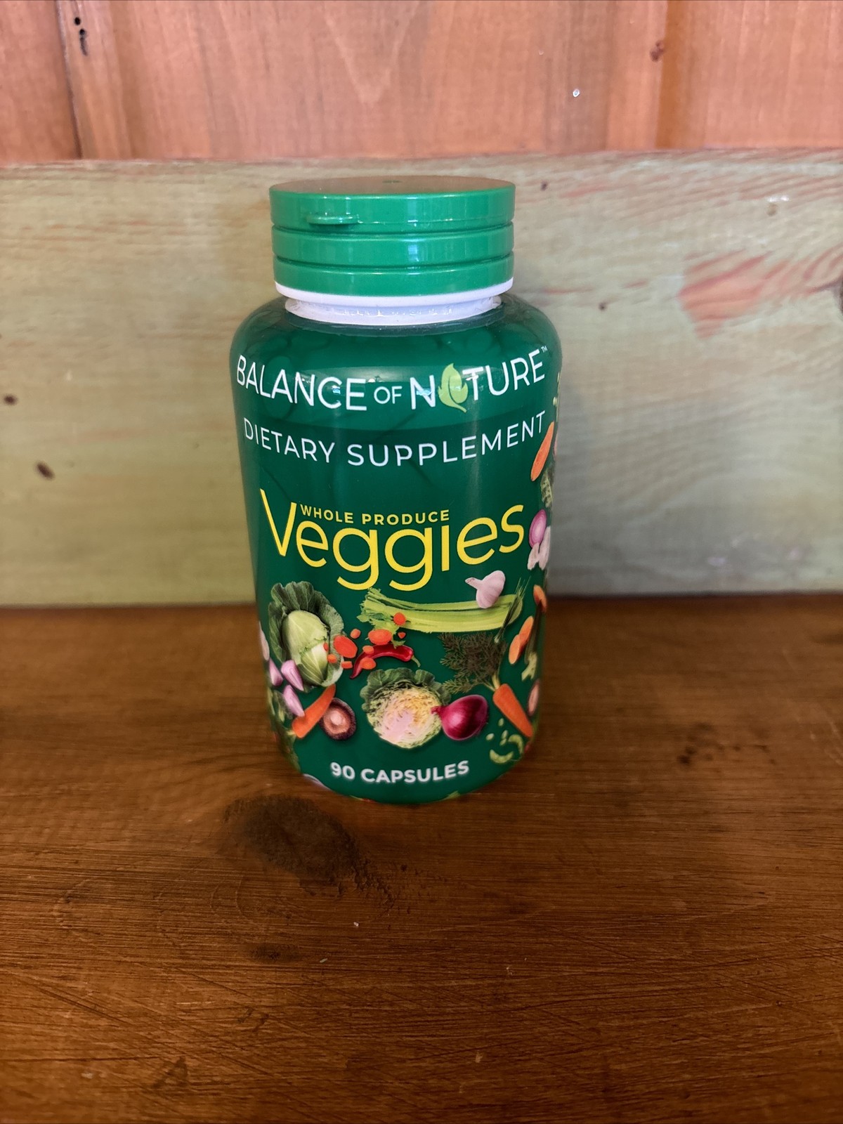 Balance of Nature Whole Veggies Supplement Superfood Vegetables 90 Ct SEALED