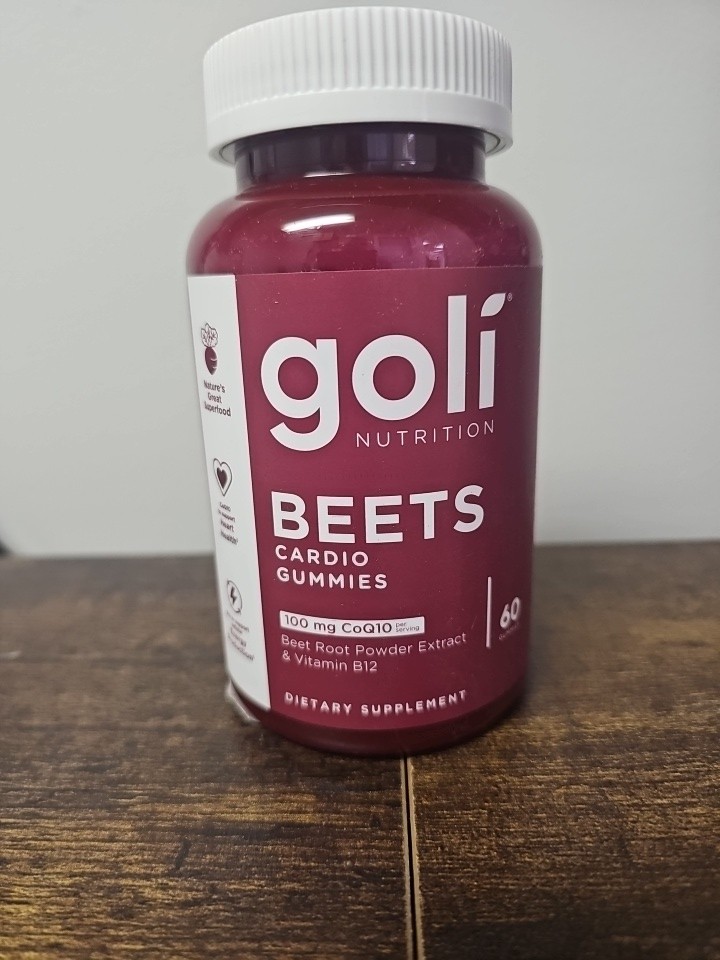 Goli Nutrition Beets Cardio Gummies Vegan Vitamin Gummies – 60 Count Exp 7/27