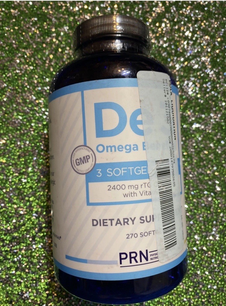 270 Softg PRN De3 Dry Eye Omega 3 Fish Oil &Support for Eye Dryness 2240mg EPA&D