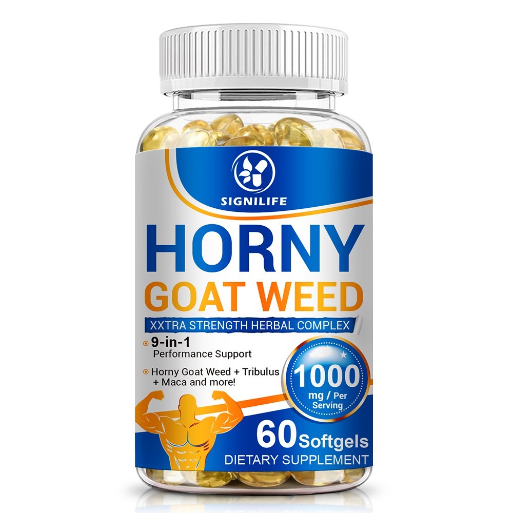 STRENGTH Horny Goat Weed Extract W/ Maca Root Powder, Saw Palmetto, L-Arginine