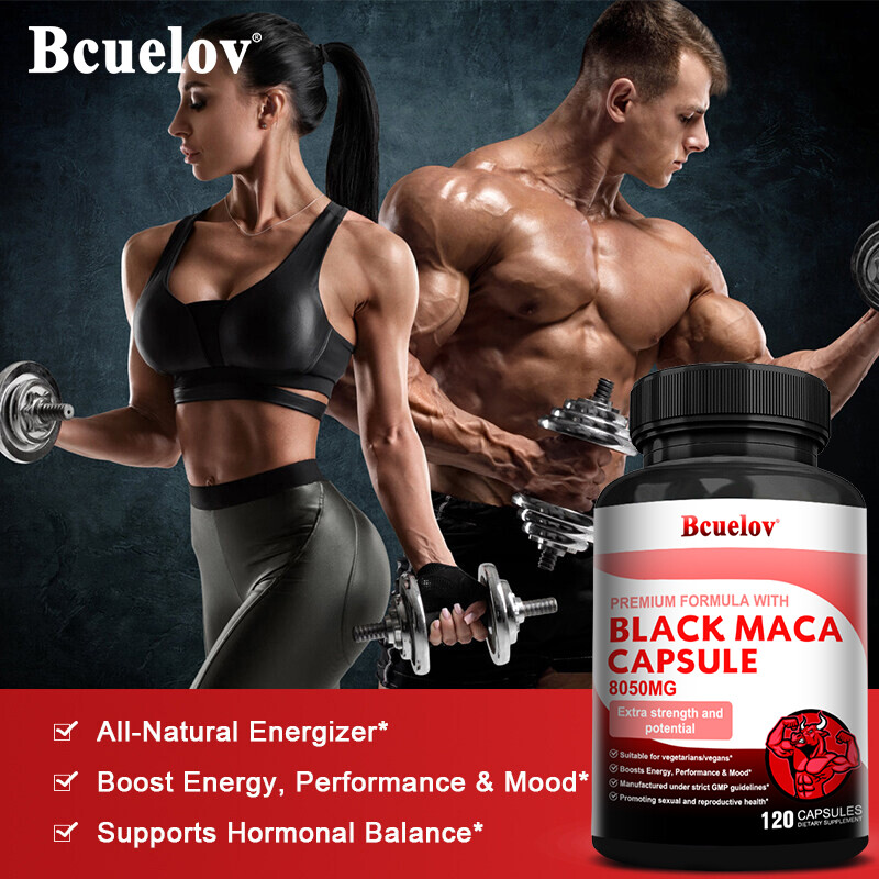 Black Maca Capsules – Contains L-arginine and ginseng to enhance sexual function