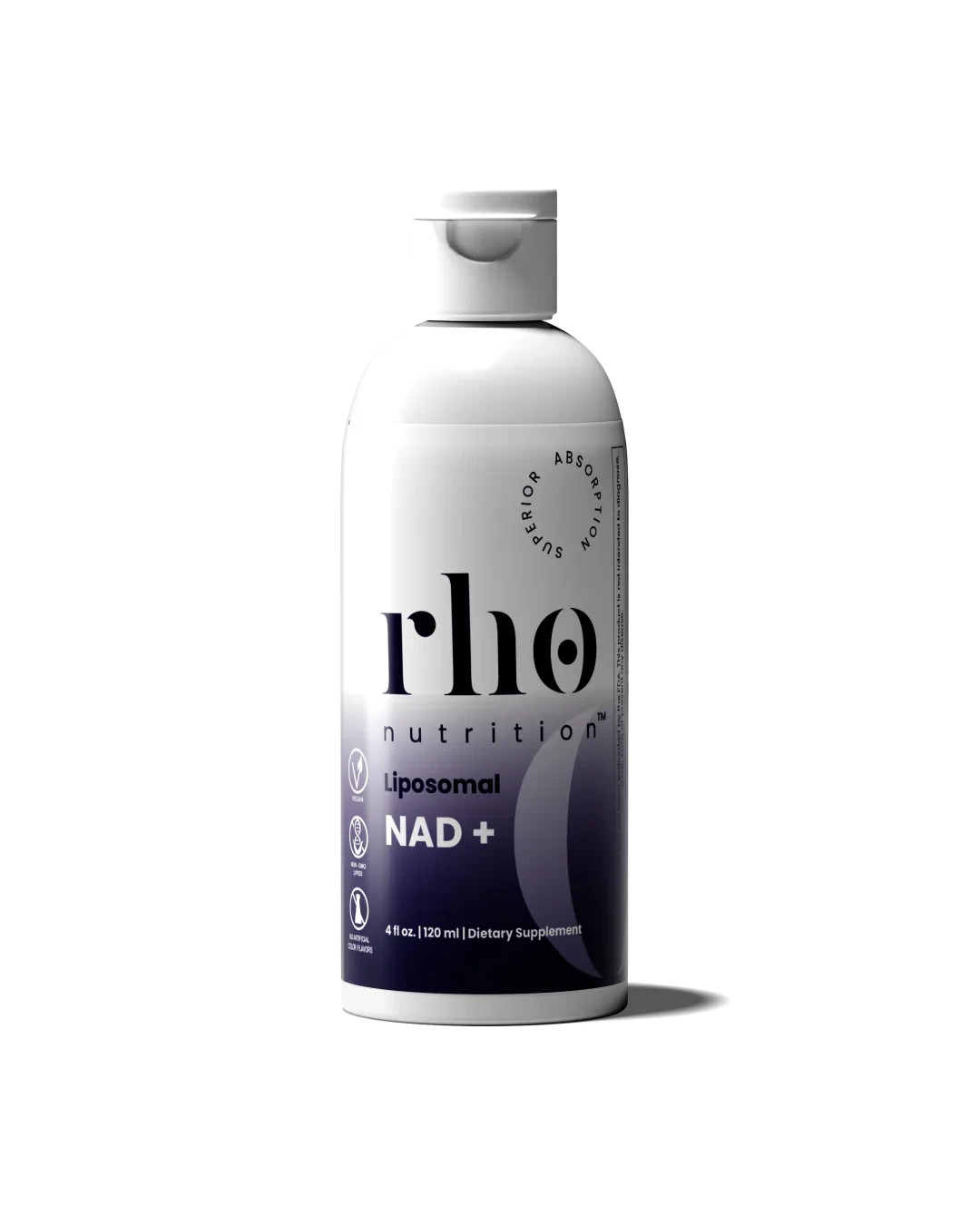 Rho Nutrition Liposomal NAD+ – Ultra High Absorption Liquid NAD+ 4 fl oz