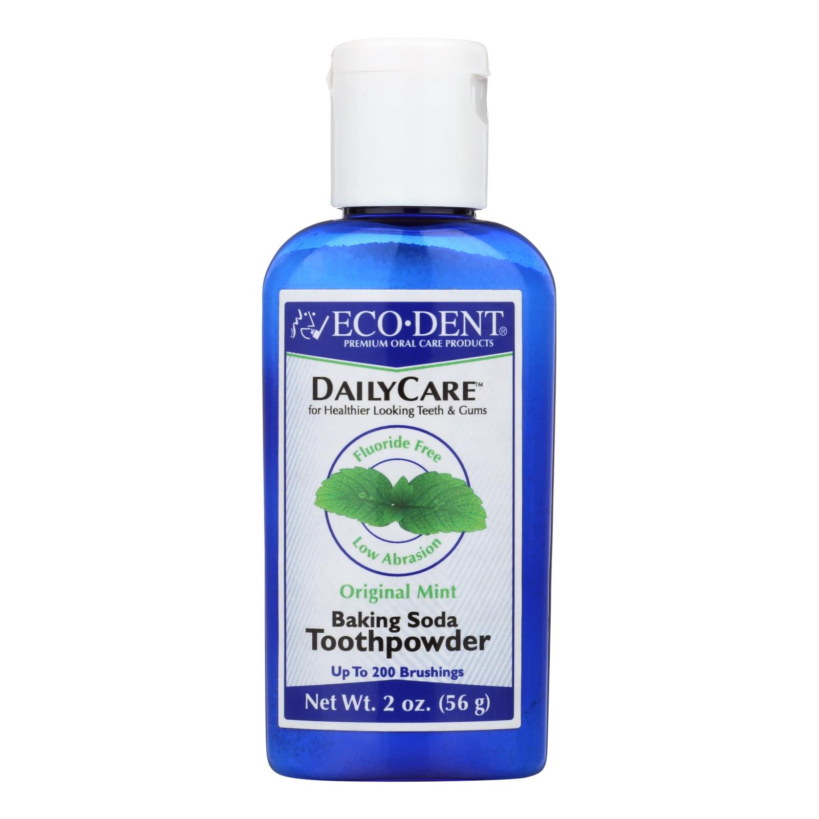 Eco-Dent Toothpowder Daily Care – Mint – 2 oz