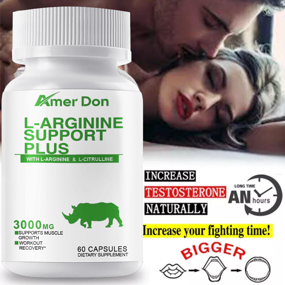 L-Arginine 3000 MG, Extra Strength Nitric Oxide & Circulation Boost Testoser