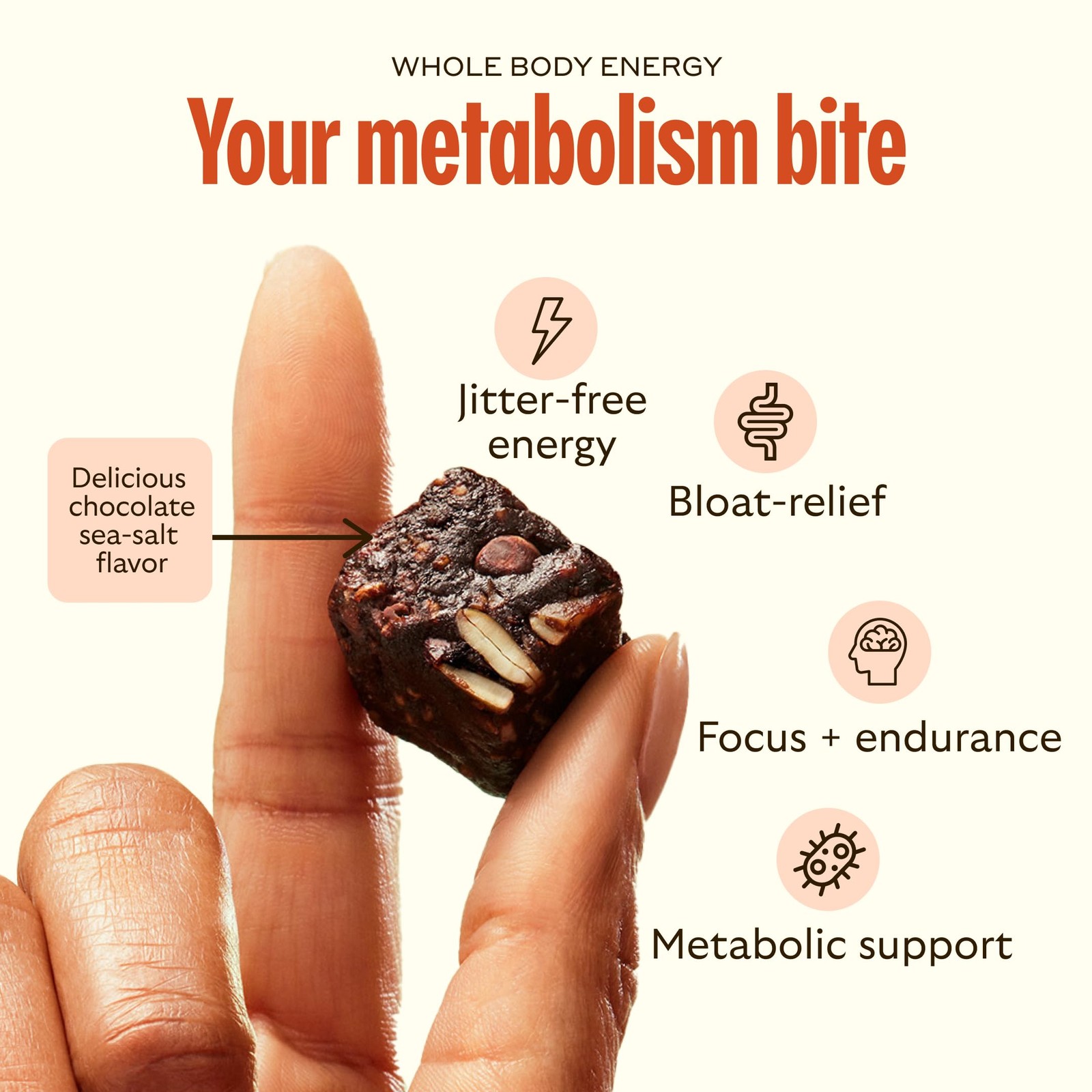 GEM Energy Caffeinated Chocolate Bite, 40mg Caffeine, Ginseng Root, LTheanine…