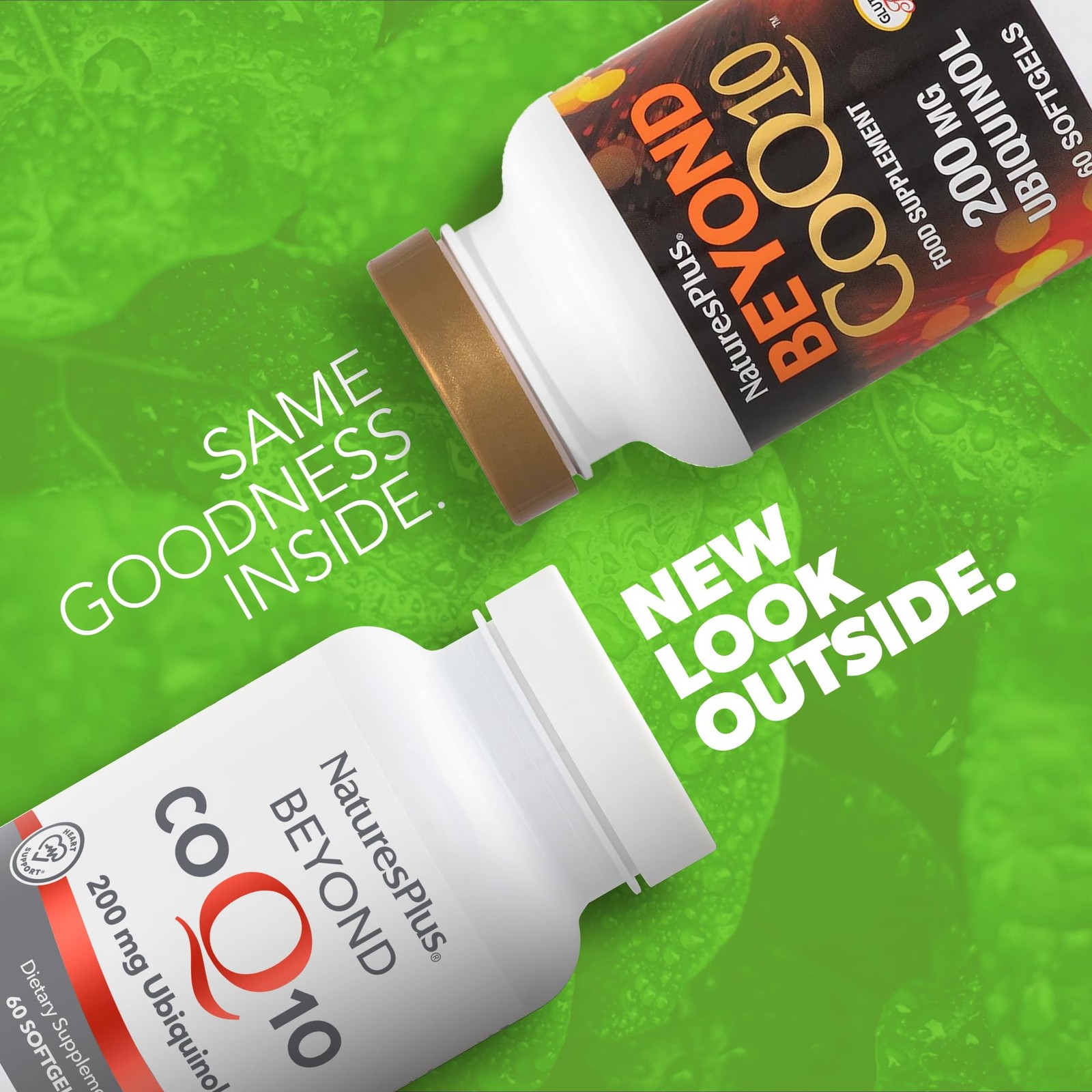 NaturesPlus Beyond CoQ10 200 mg – 60 Softgels – Provides High-Strength Ubiquinol