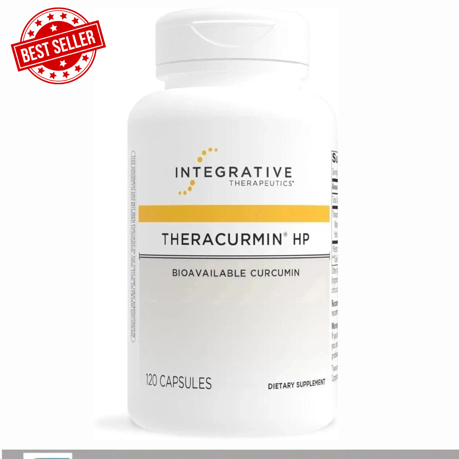 Integrative Therapeutics Theracurmin HP 120 Capsules New – Sealed.