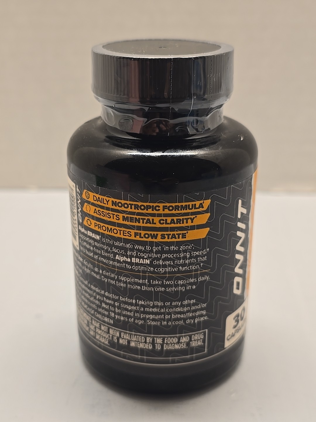 Sealed Onnit Alpha Brain Memory and Focus Supplement 30 Caps Exp: 01/2026