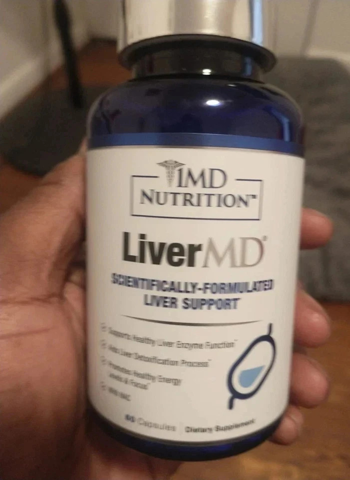 2 Packs 1MD Nutrition LiverMD – Liver Support Supplement New | Exp 12/2027…