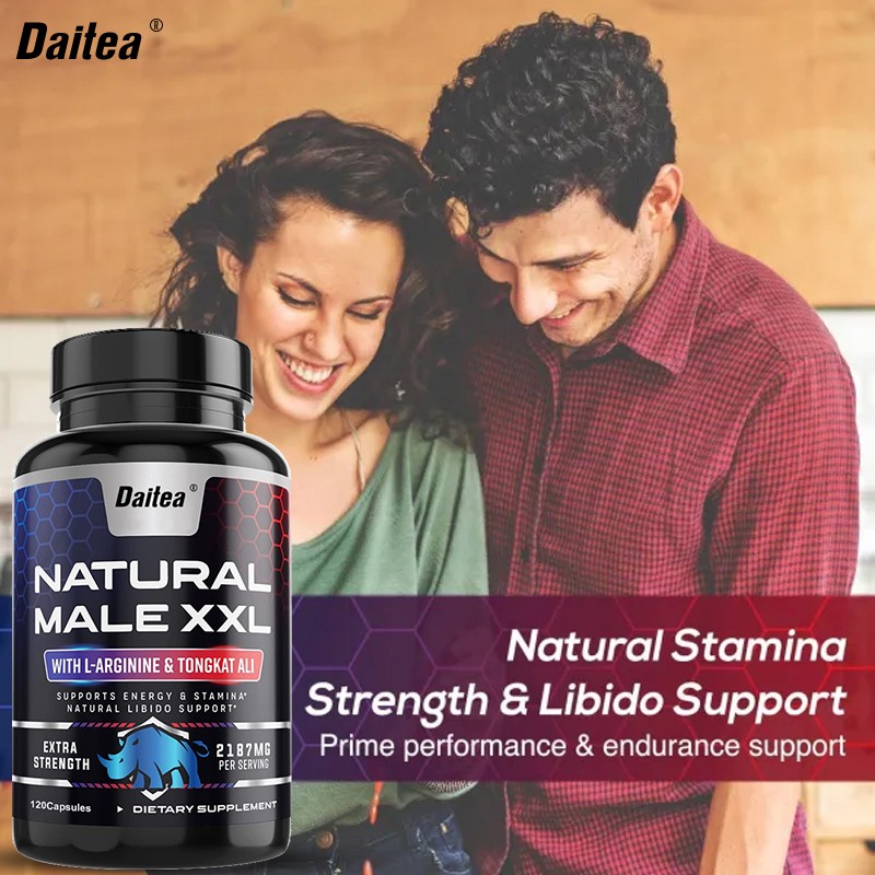 Daitea Natural Male Supplement – Gmo-Free Faster Muscles Recovery 30/60/120 Caps
