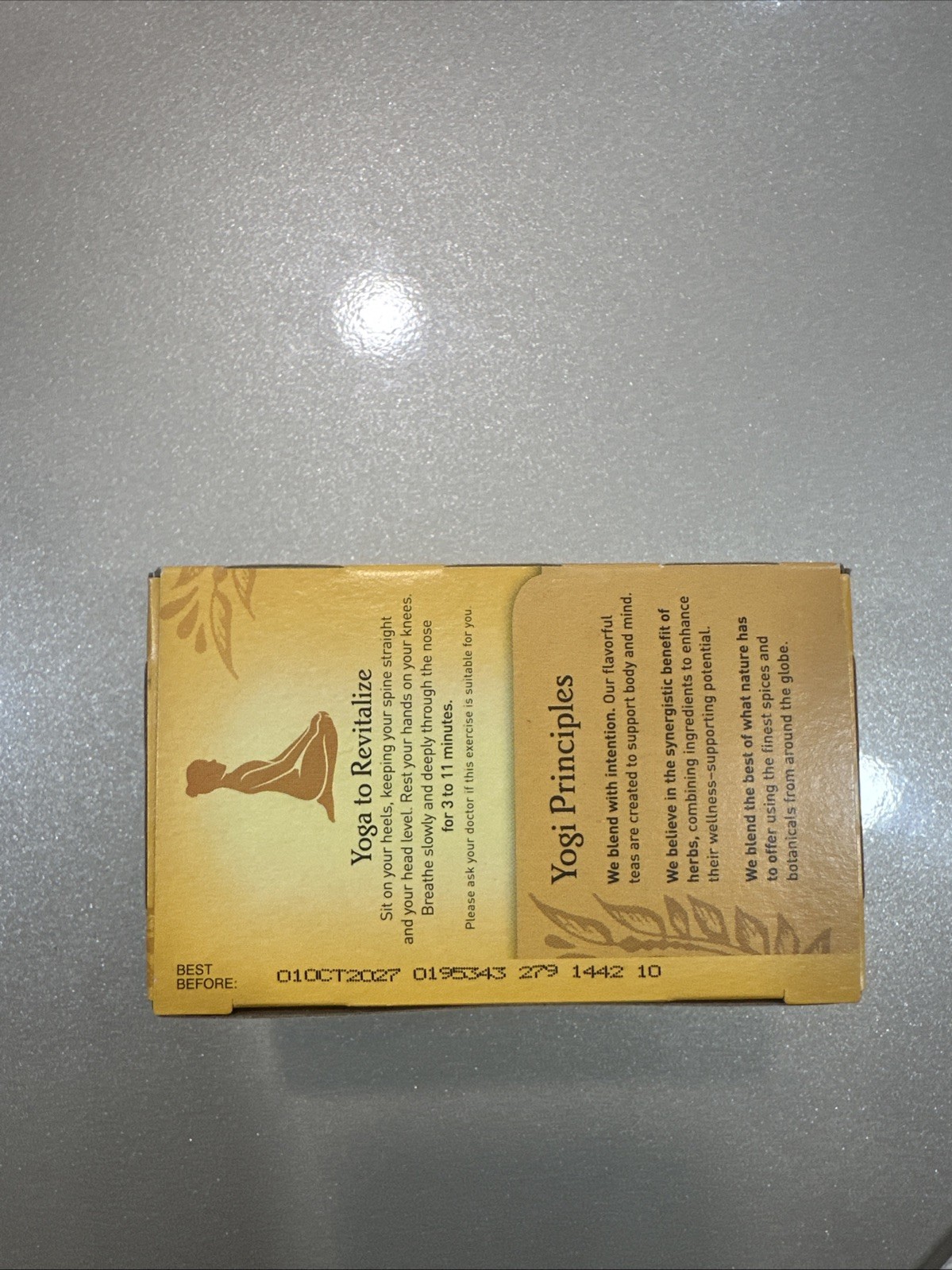 Yogi Organic Ginger Tea Bags 16 ct 1.12 oz (3 Boxes)
