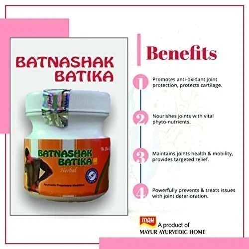 Batnashak Batika 180 tablets inflammation, stiffness mobility Muscle relaxant