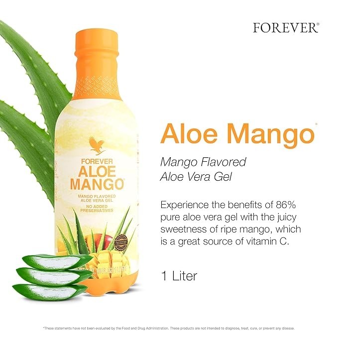 – Pure Aloe Vera Gel Infused with Mango – 1 pack