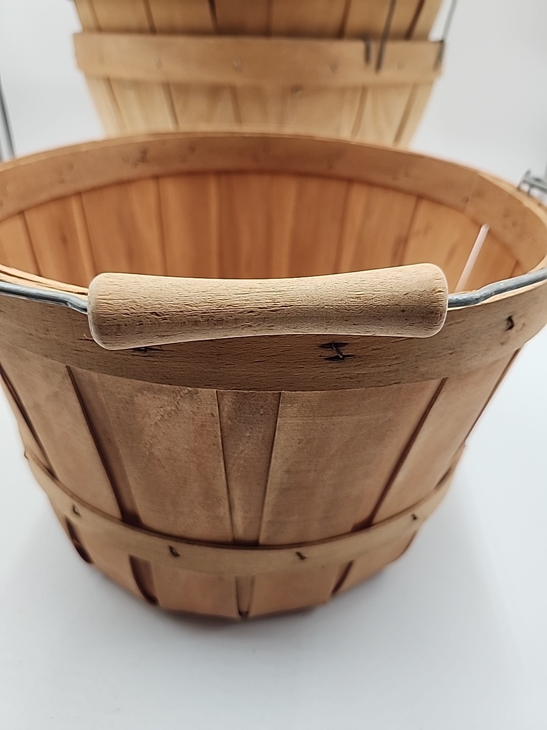 14″ Wooded Bascest Set See Description For Details