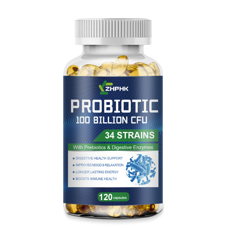 Digestive Enzymes Prebiotic & Probiotics Gas, Constipation & Bloating Relief 120
