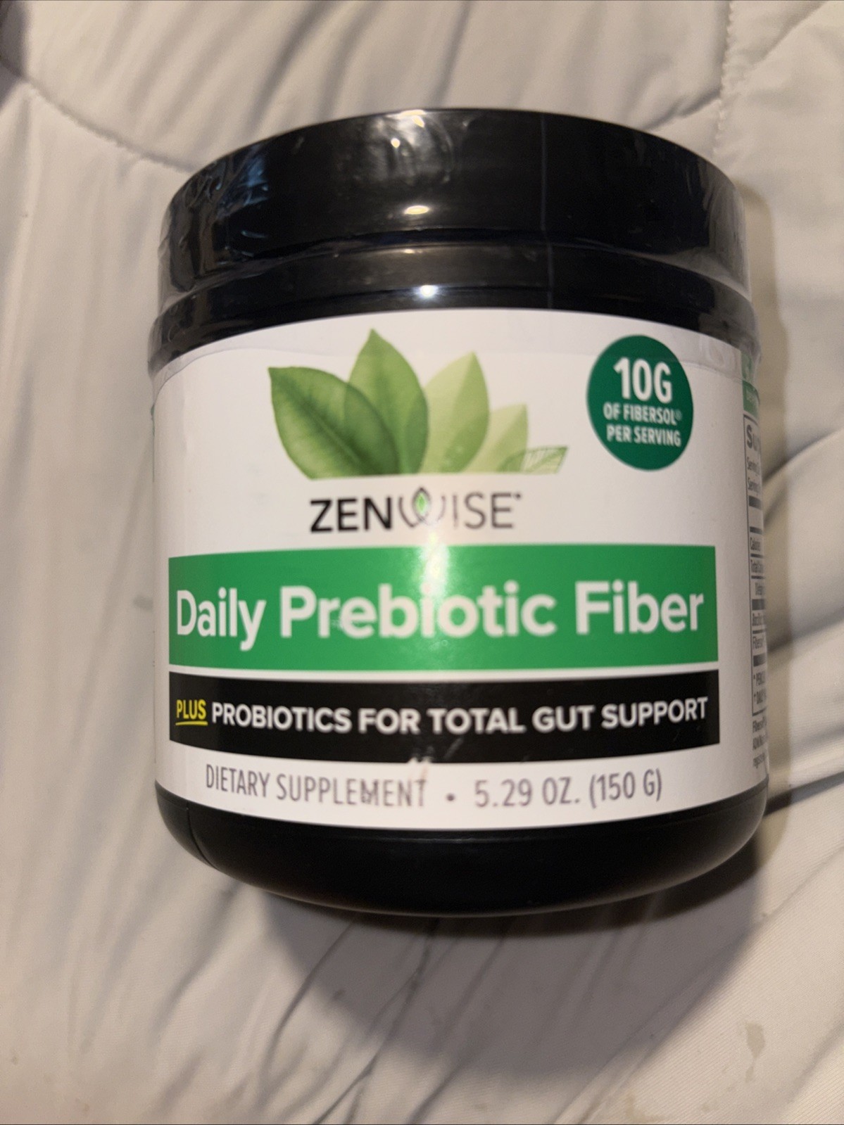 Zenwise Daily Prebiotic Fiber Probiotics Gut Support 5.29 oz New