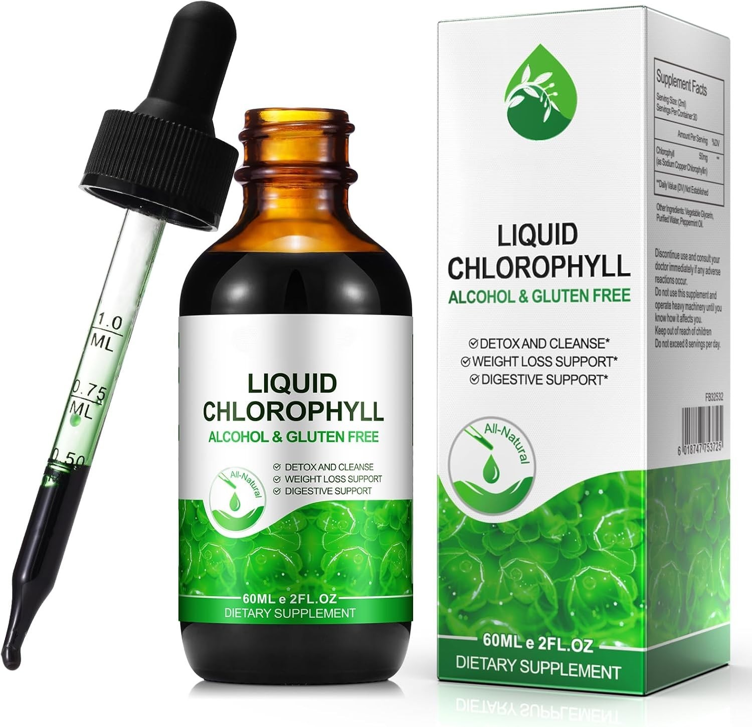 Clorofila Liquida Pura Oxigenar y Depurar La Sangre Desintoxicar El Organismo