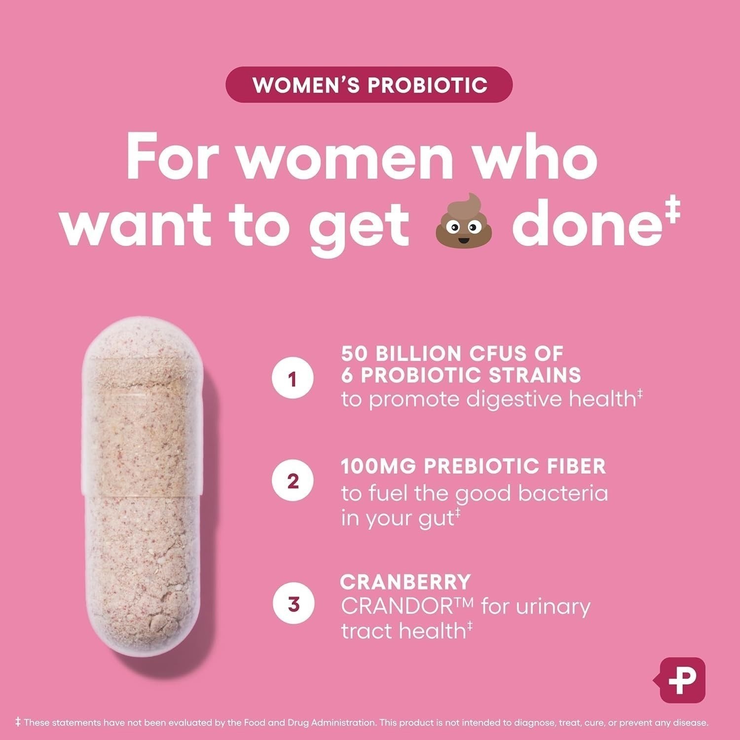 Physician’s Choice Feminine Probiotic Complex 50B CFU Organic Prebiotic Daily