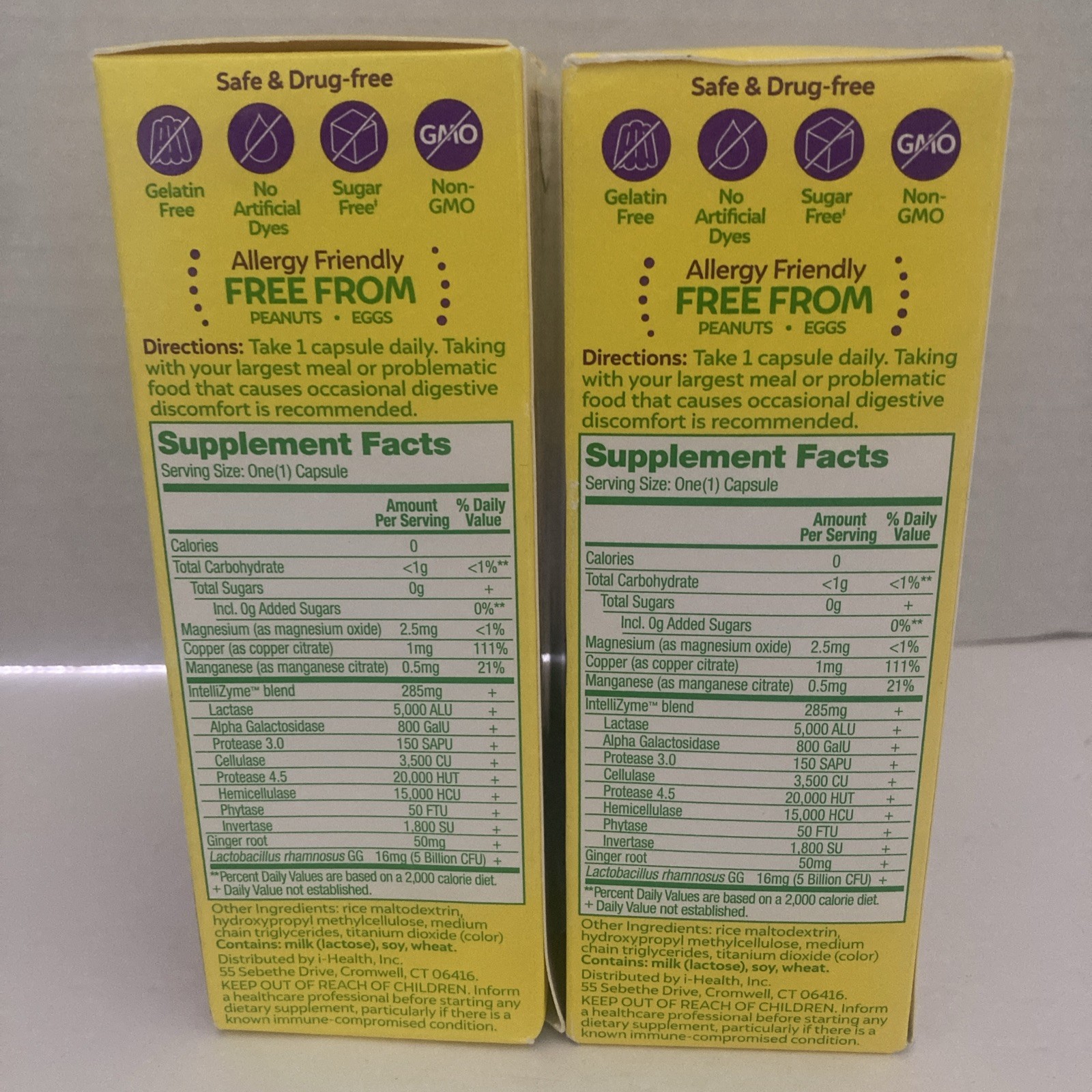 2X Culturelle Probiotics Bloating & Gas Defense 30 VegetarianCaps Ea EXP 06/2026