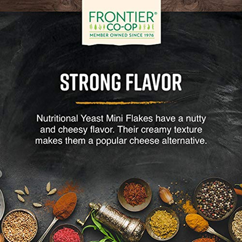 Nutritional Yeast Flakes, 1 Lb Bulk Bag – Vegan, Fortified, Kosher, Non-Irradiat